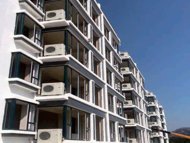 河山鎮官莊村無水地暖項目